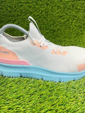 Timberland Pro Setra Womens Size 7M White Pink Composite Toe Work Safety Shoes